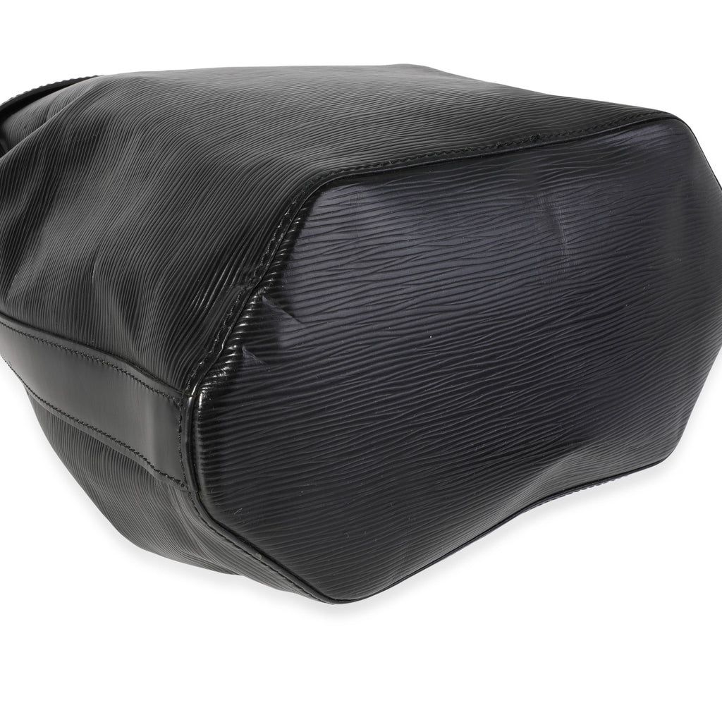 Louis Vuitton Louis Vuitton Vintage Black Epi Leather Sac DEpaule GM