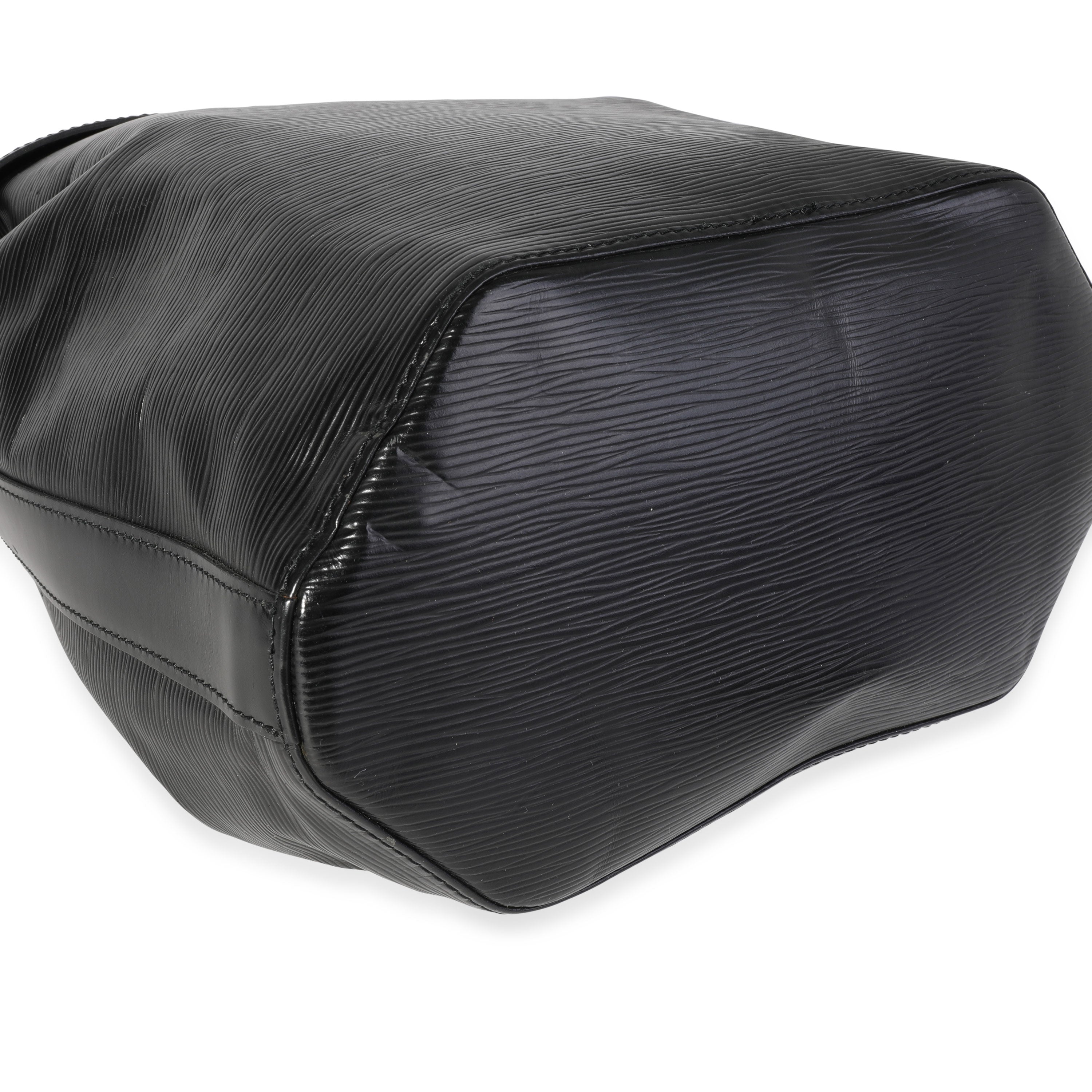 Louis Vuitton Louis Vuitton Vintage Black Epi Leather Sac DEpaule GM