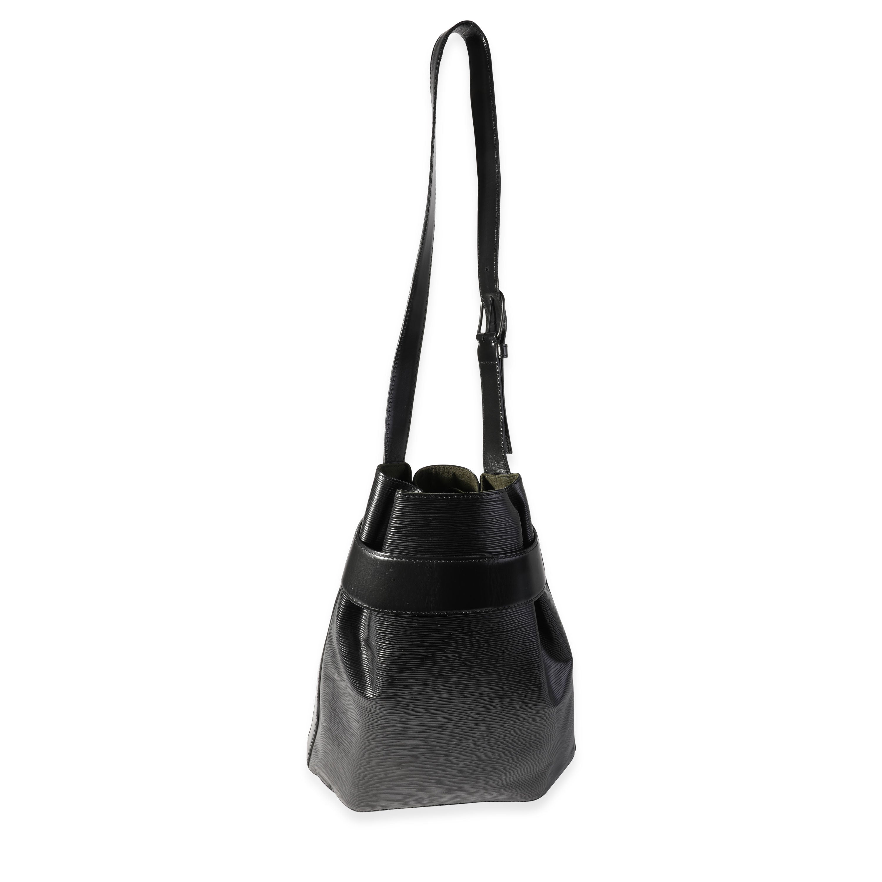 Louis Vuitton Louis Vuitton Vintage Black Epi Leather Sac DEpaule GM