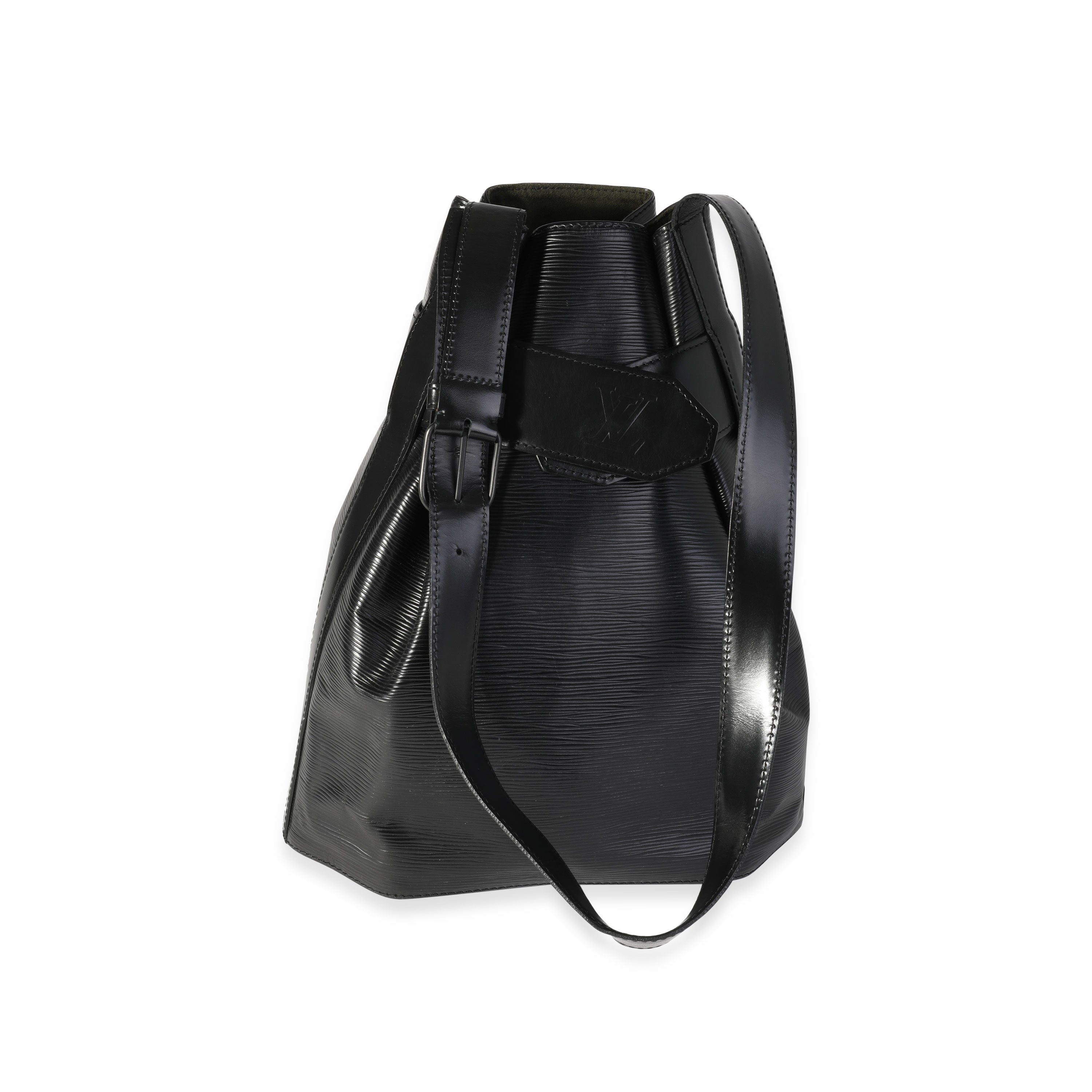 Louis Vuitton Louis Vuitton Vintage Black Epi Leather Sac DEpaule GM