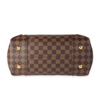 Louis Vuitton Louis Vuitton Damier Ebene Canvas & Cherry Leather Caissa Hobo