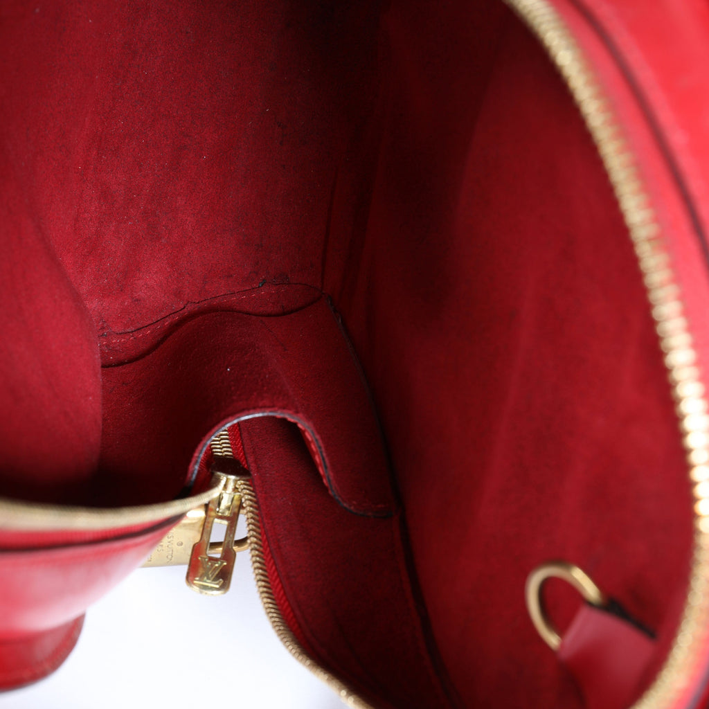 Louis Vuitton Louis Vuitton Red Epi Leather Mabillon Backpack