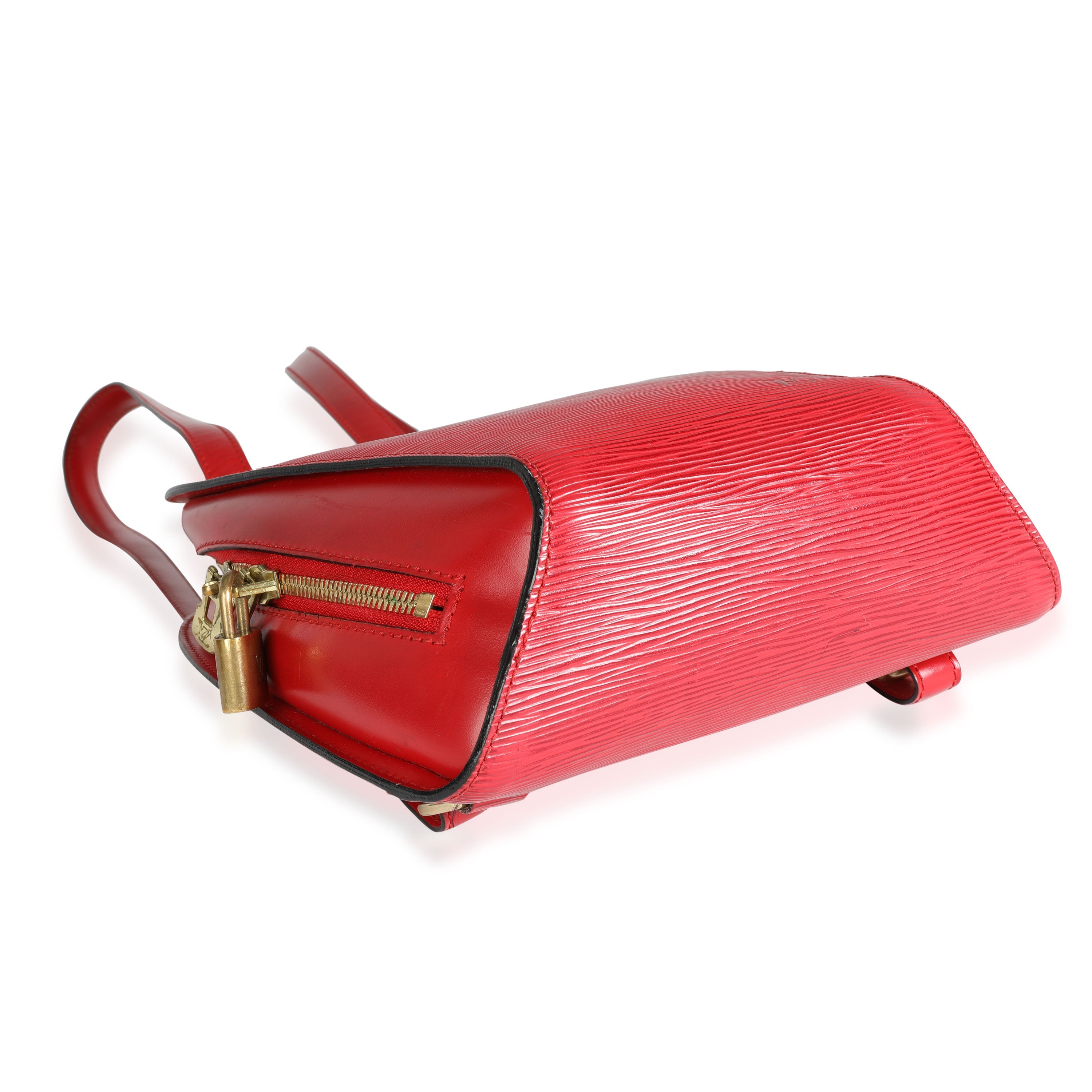 Louis Vuitton Louis Vuitton Red Epi Leather Mabillon Backpack