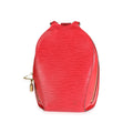 Louis Vuitton Louis Vuitton Red Epi Leather Mabillon Backpack