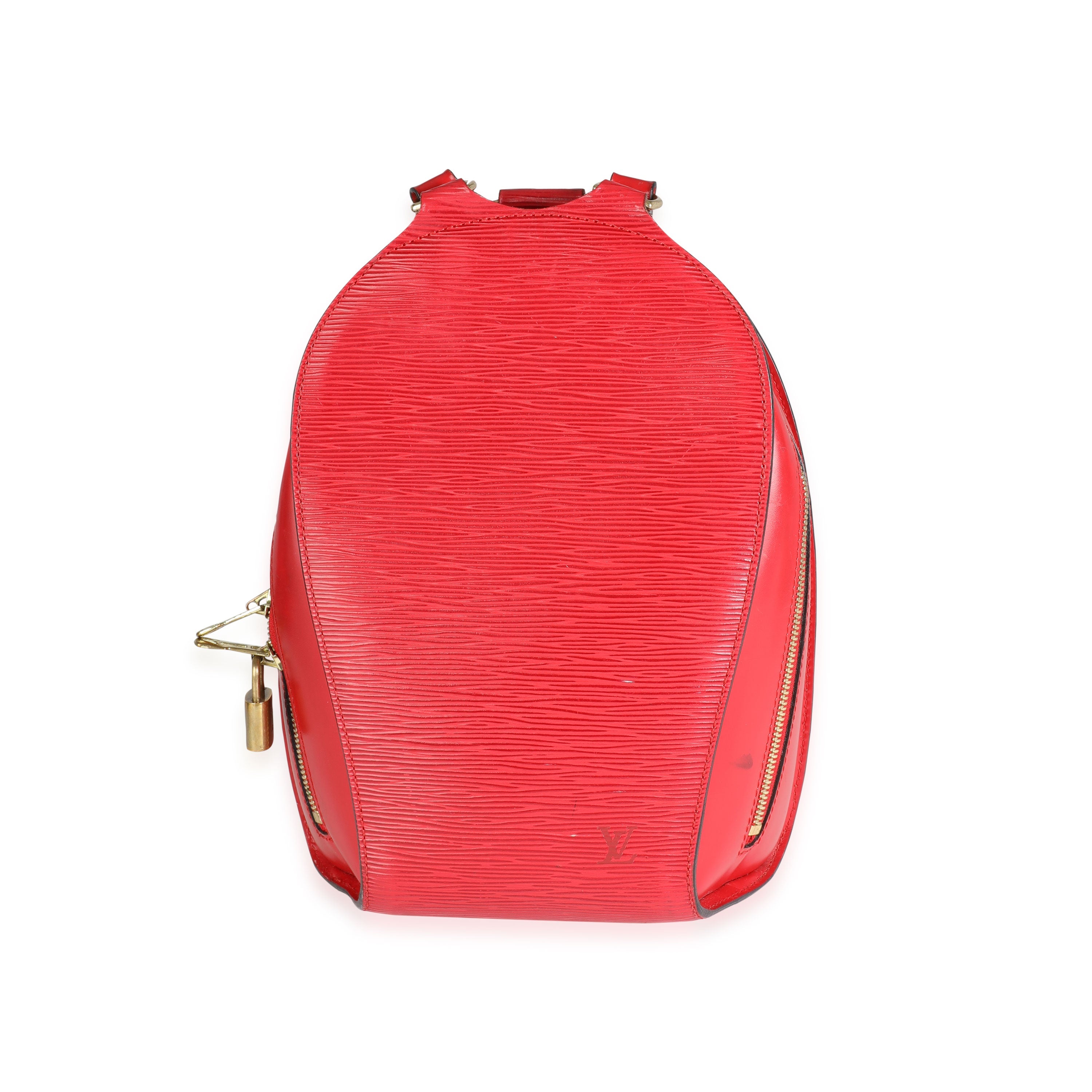 Louis Vuitton Louis Vuitton Red Epi Leather Mabillon Backpack