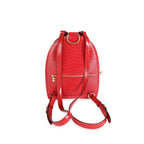 Louis Vuitton Louis Vuitton Red Epi Leather Mabillon Backpack