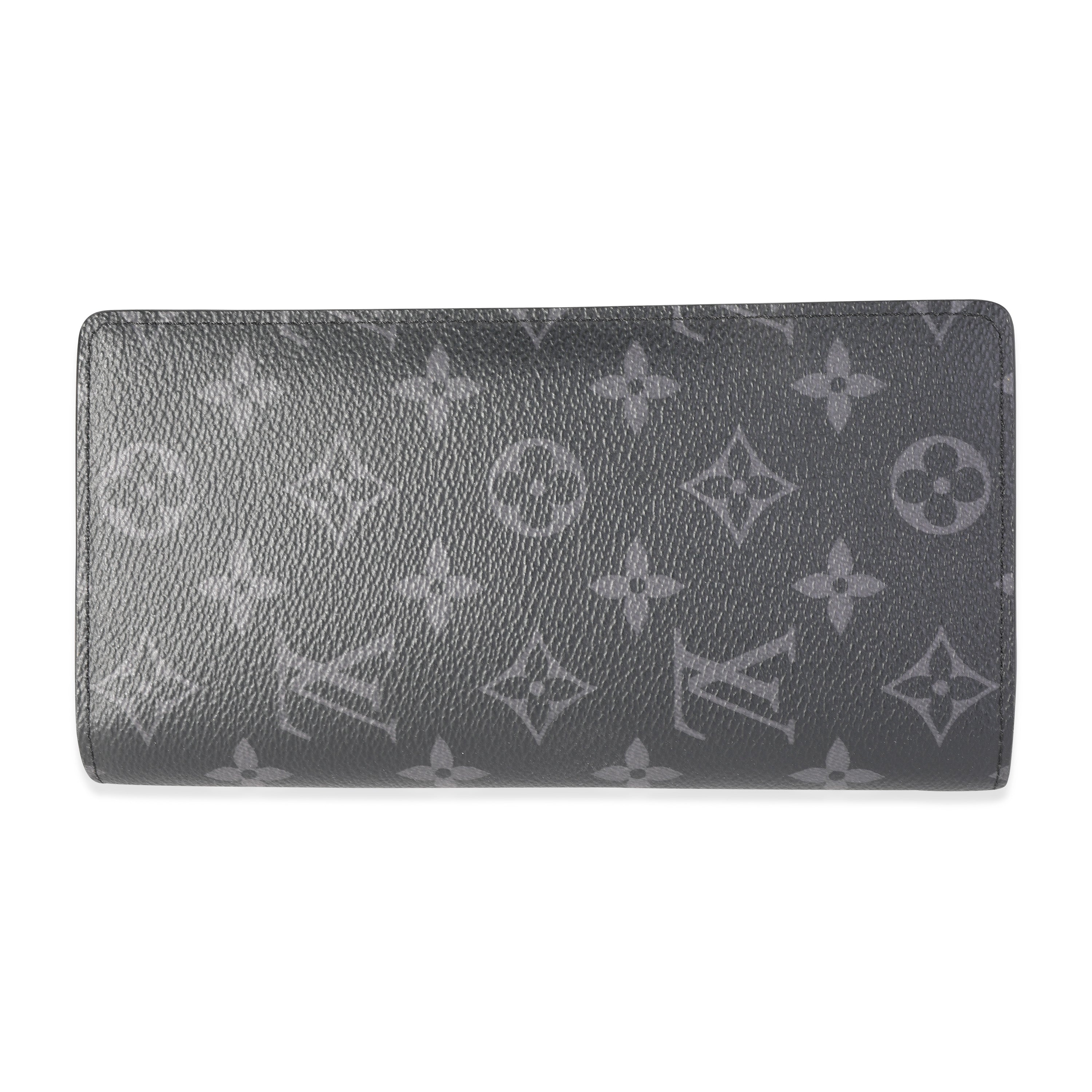 Louis Vuitton Louis Vuitton Monogram Eclipse Canvas Brazza Wallet