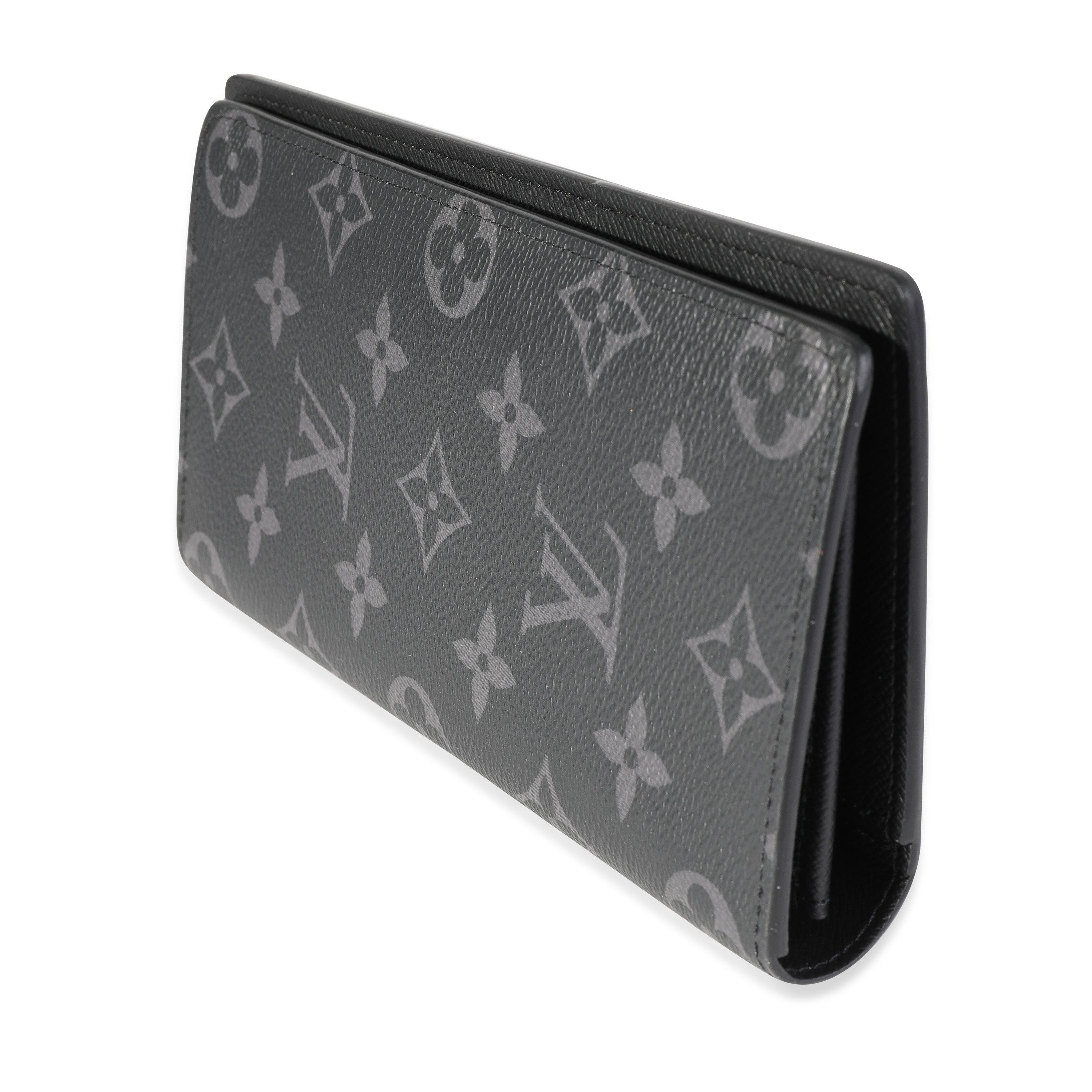 Louis Vuitton Louis Vuitton Monogram Eclipse Canvas Brazza Wallet