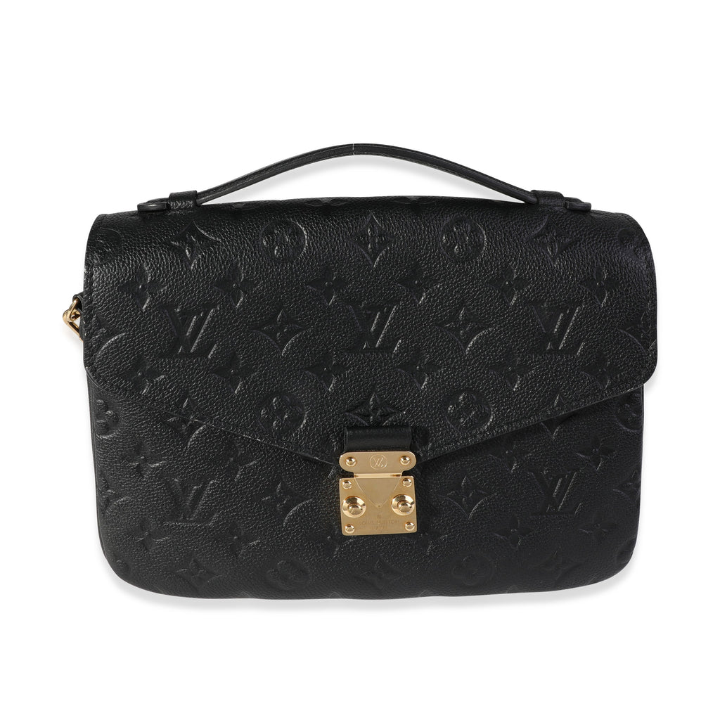 Louis Vuitton Louis Vuitton Black Monogram Empreinte Pochette Métis