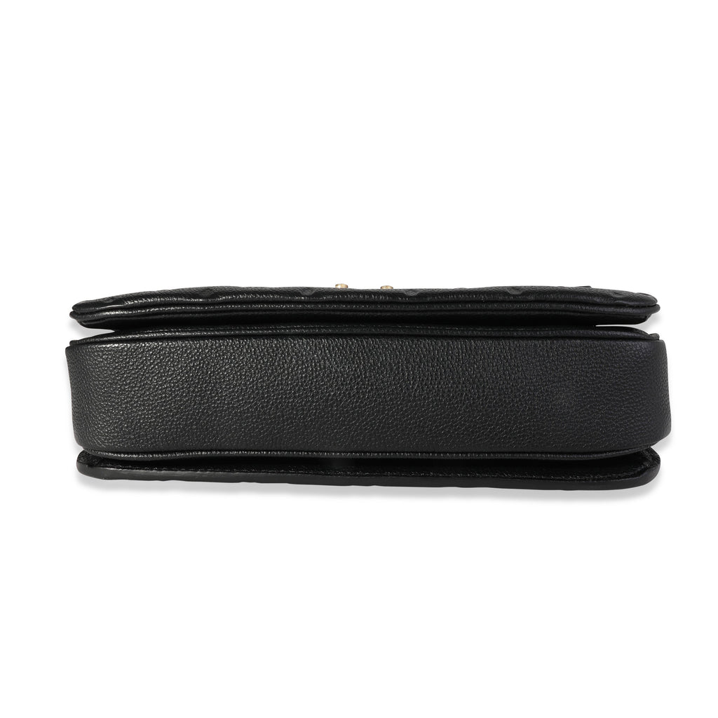 Louis Vuitton Louis Vuitton Black Monogram Empreinte Pochette Métis