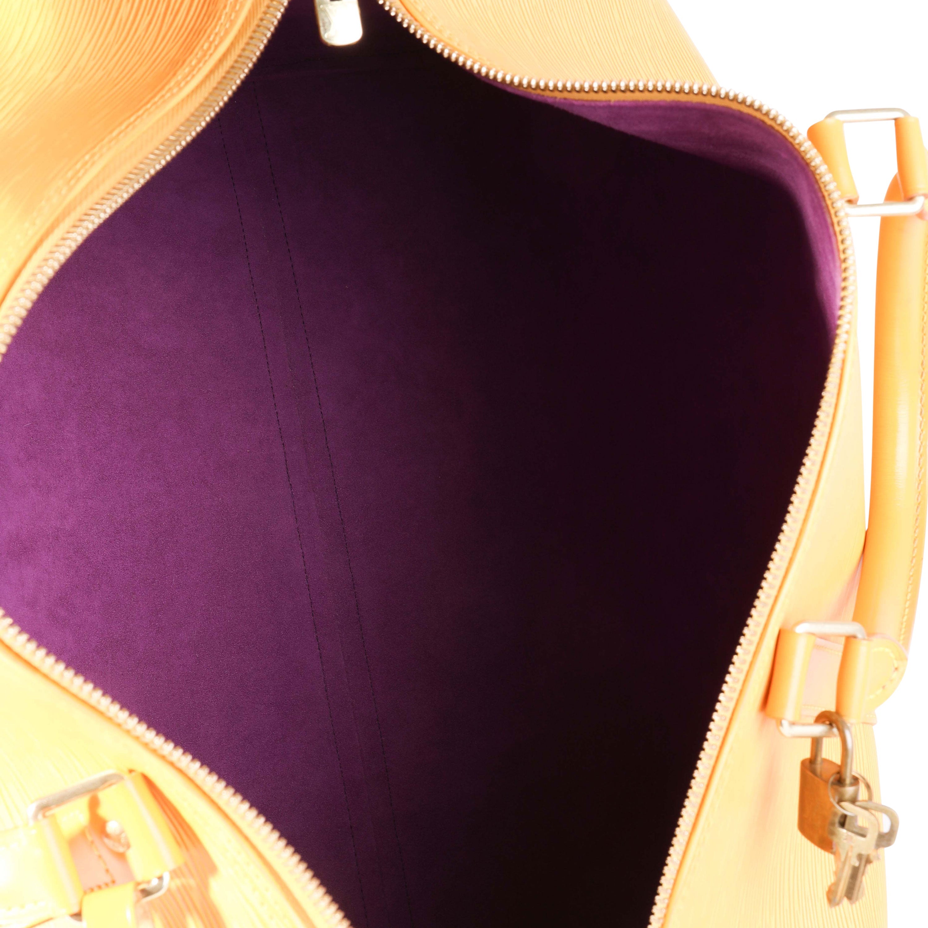 Louis Vuitton Louis Vuitton Mimosa Epi Leather Keepall 50