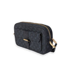 Louis Vuitton Louis Vuitton Navy Monogram Mini Lin Juliette Crossbody Bag