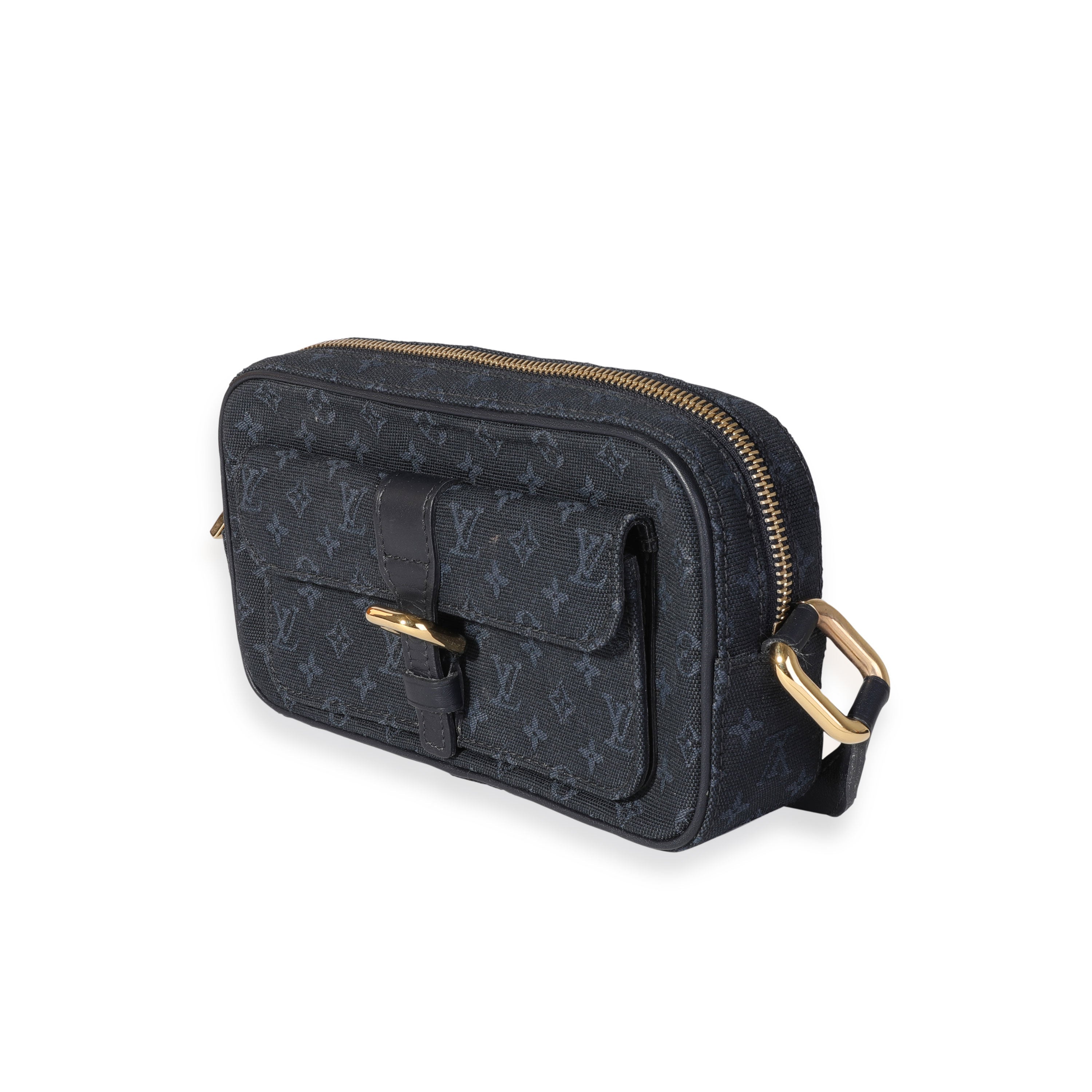 Louis Vuitton Louis Vuitton Navy Monogram Mini Lin Juliette Crossbody Bag