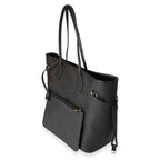 Louis Vuitton Louis Vuitton Black Empreinte Monogram Giant Neverfull MM