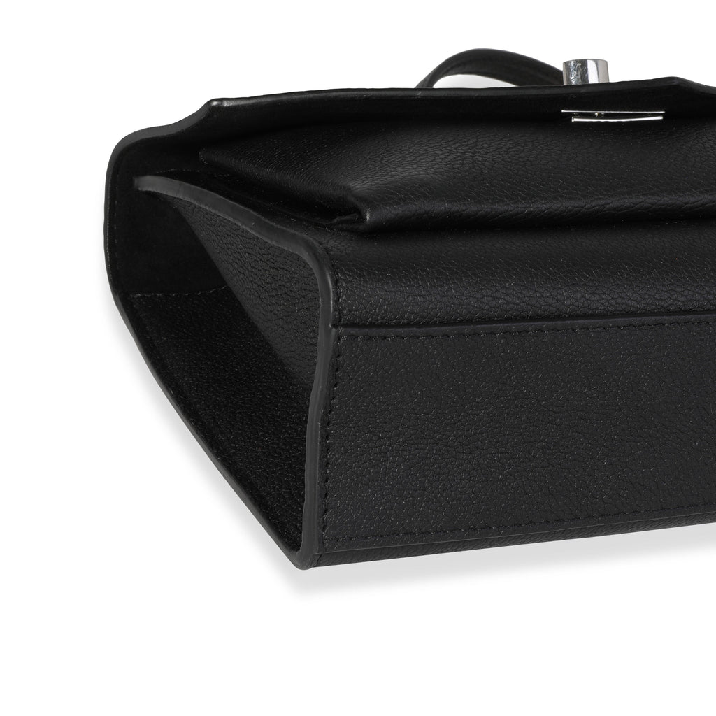 Louis Vuitton Louis Vuitton Black Grained Calfskin MyLockMe Chain Bag