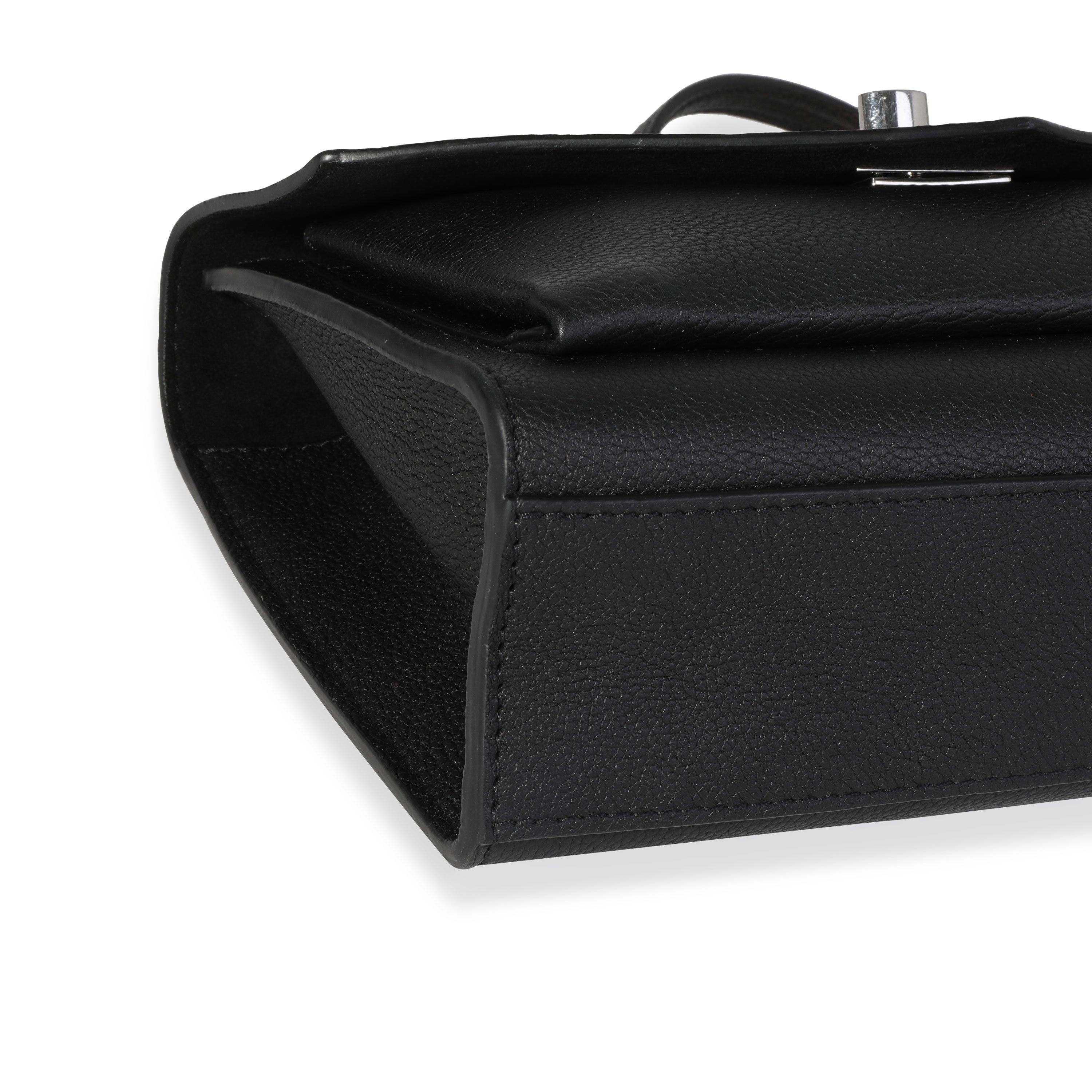 Louis Vuitton Louis Vuitton Black Grained Calfskin MyLockMe Chain Bag