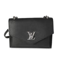 Louis Vuitton Louis Vuitton Black Grained Calfskin MyLockMe Chain Bag