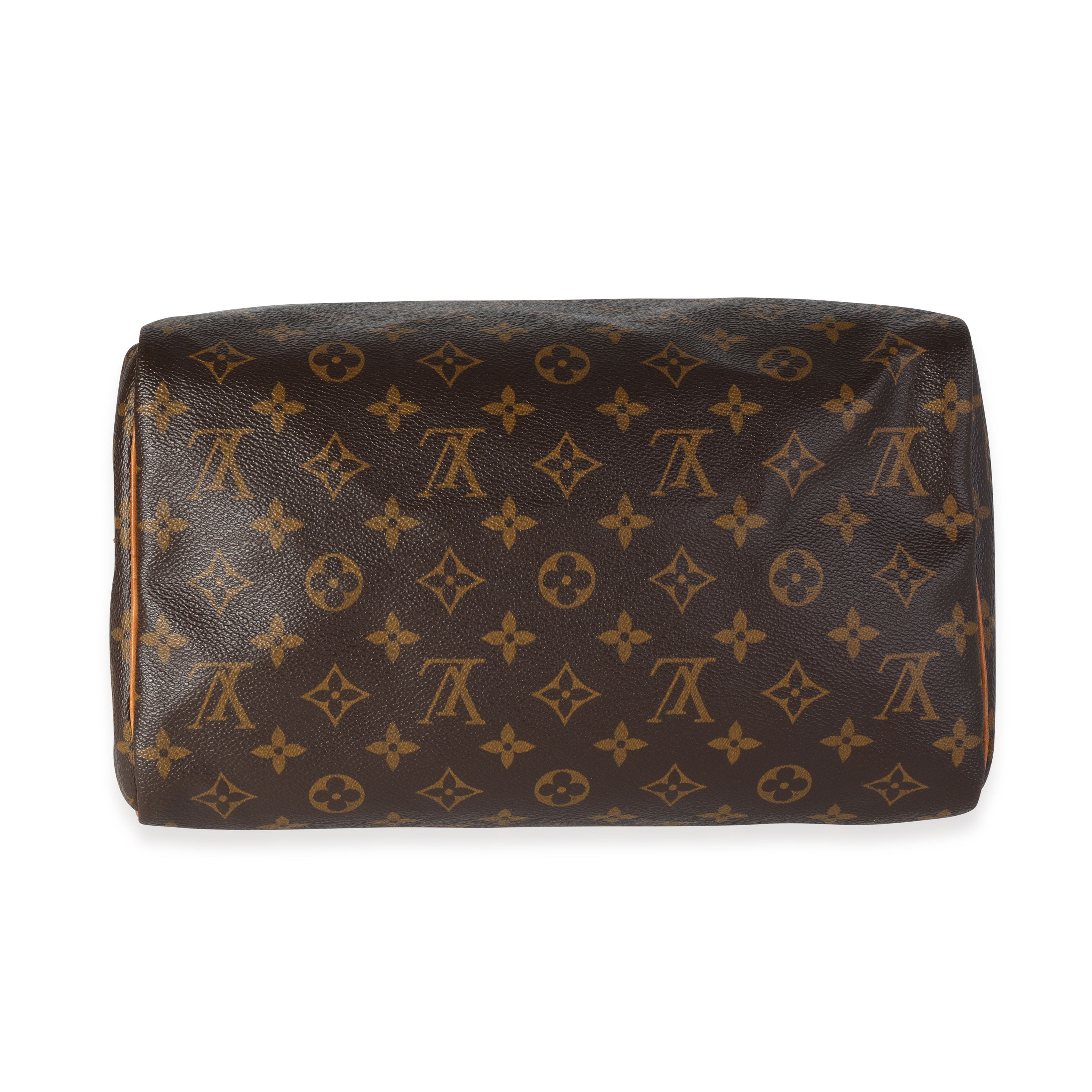 Louis Vuitton Louis Vuitton Monogram Canvas Speedy 30