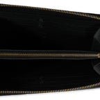 Louis Vuitton Louis Vuitton Black Monogram Empreinte Leather Clémence Wallet