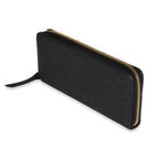 Louis Vuitton Louis Vuitton Black Monogram Empreinte Leather Clémence Wallet