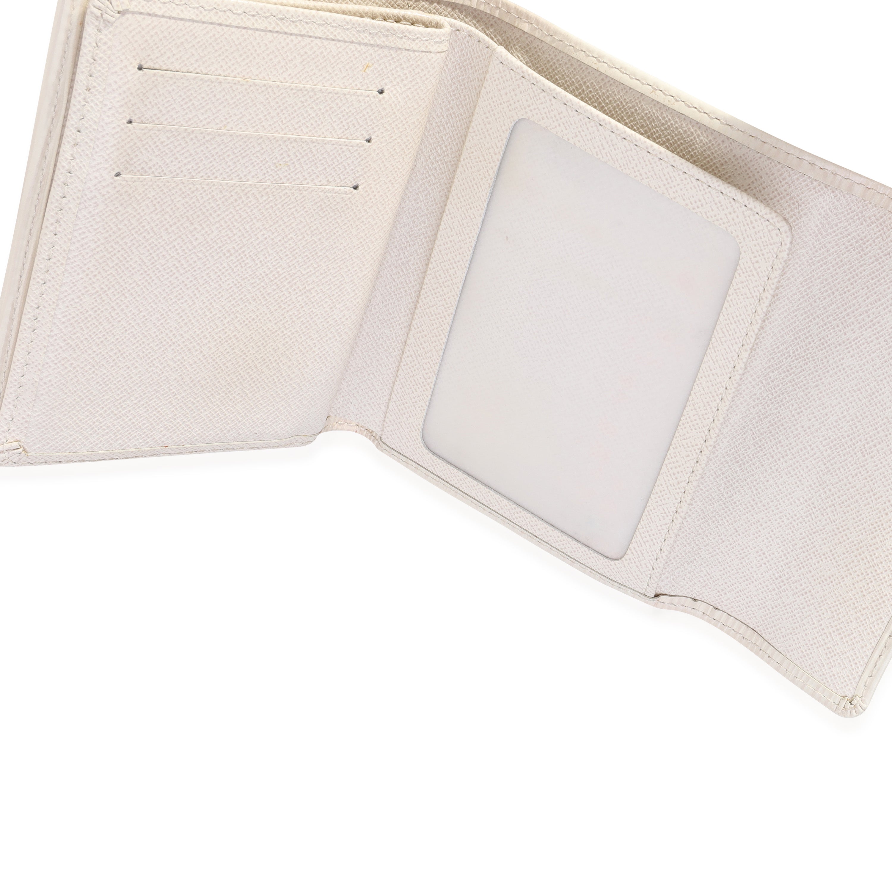Louis Vuitton Louis Vuitton Ivory Epi Leather Koala Compact Wallet