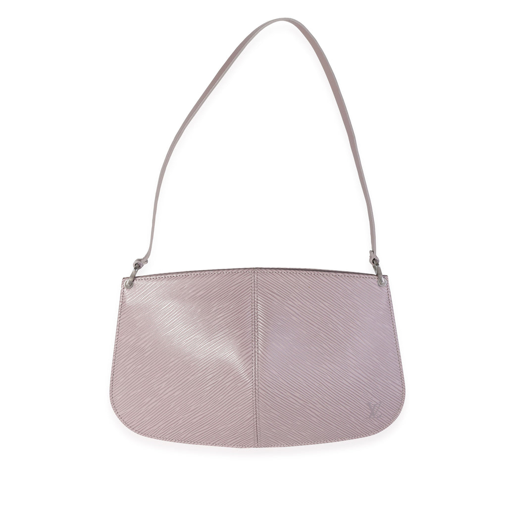 Louis Vuitton Louis Vuitton Lilac Epi Leather Demi Lune Pochette