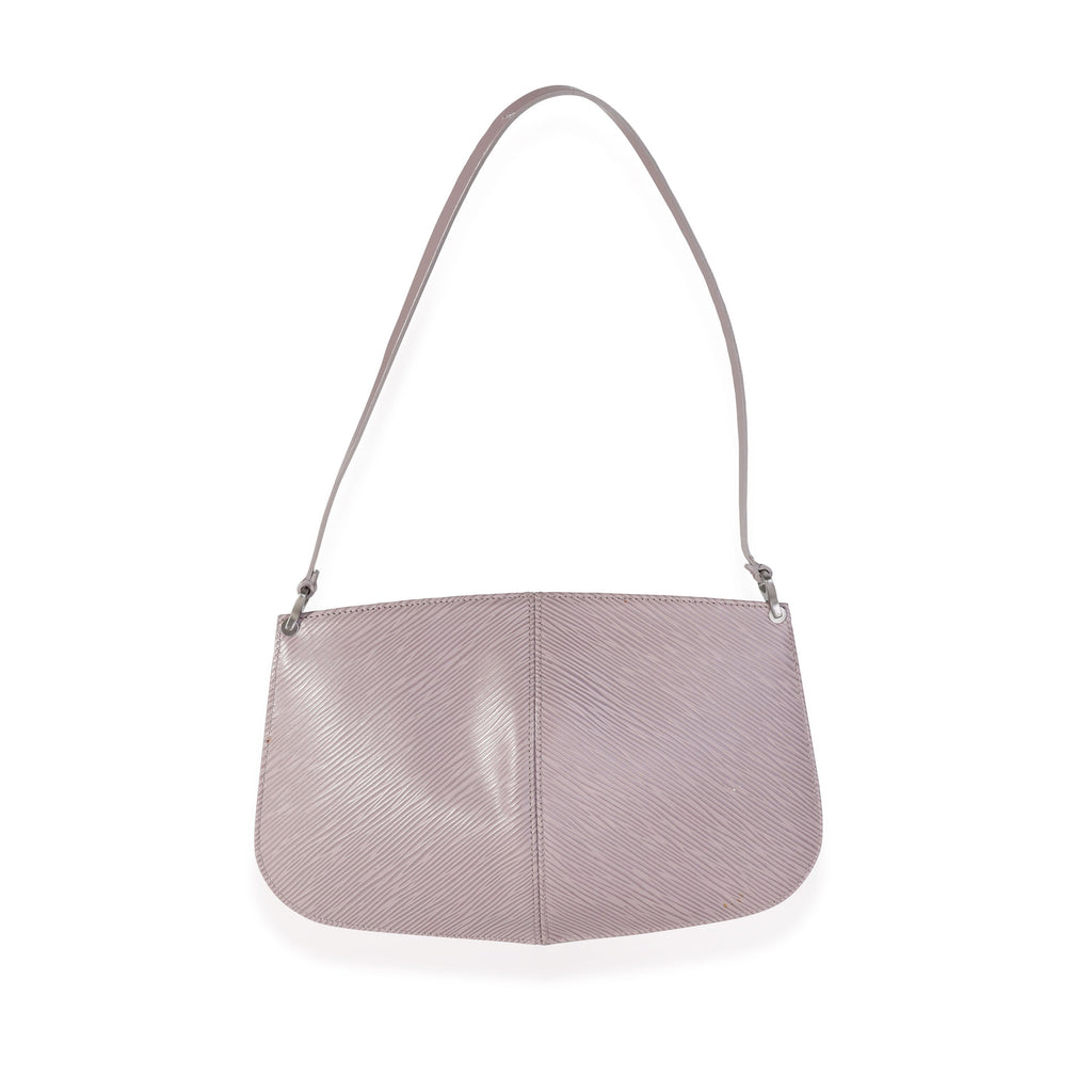 Louis Vuitton Louis Vuitton Lilac Epi Leather Demi Lune Pochette