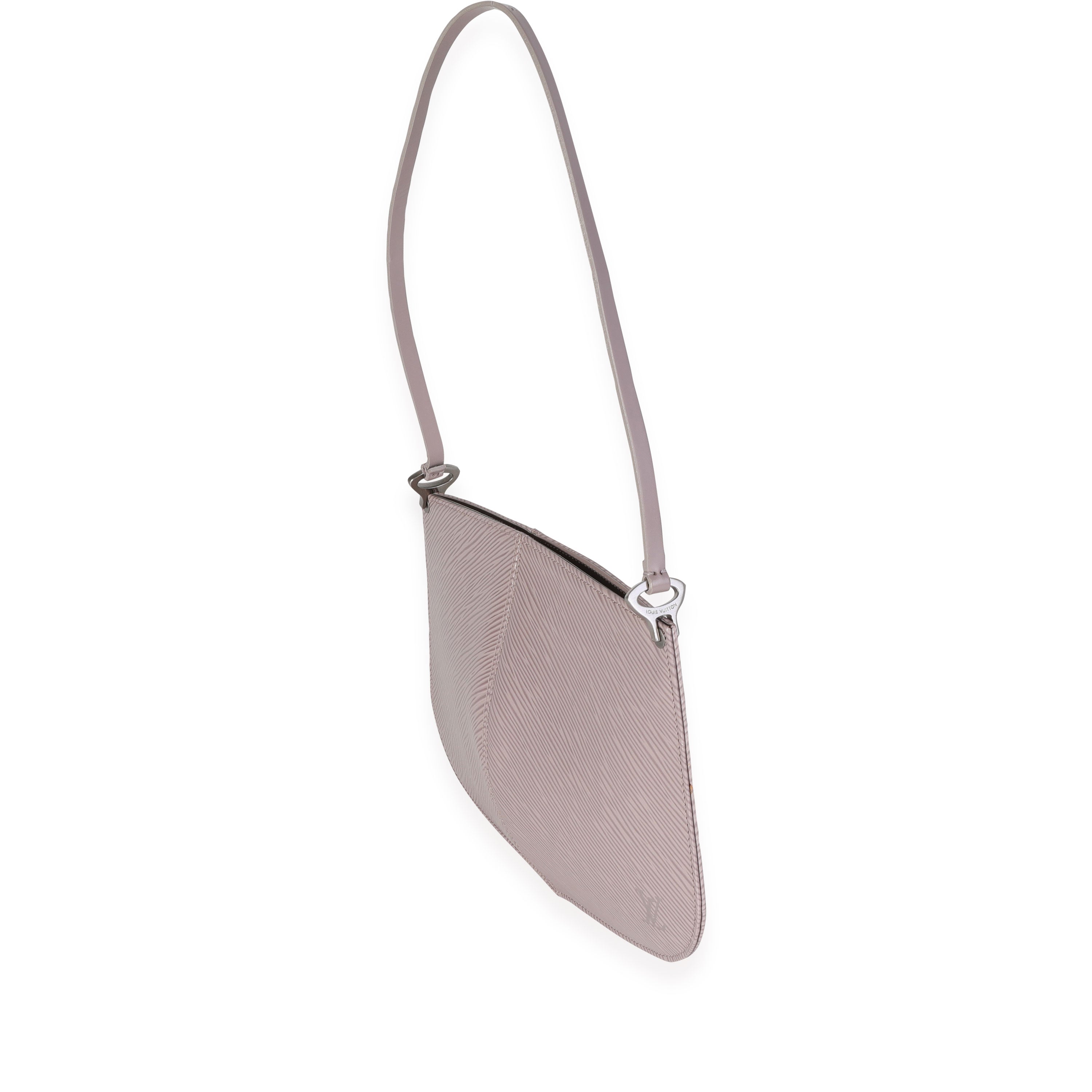 Louis Vuitton Louis Vuitton Lilac Epi Leather Demi Lune Pochette
