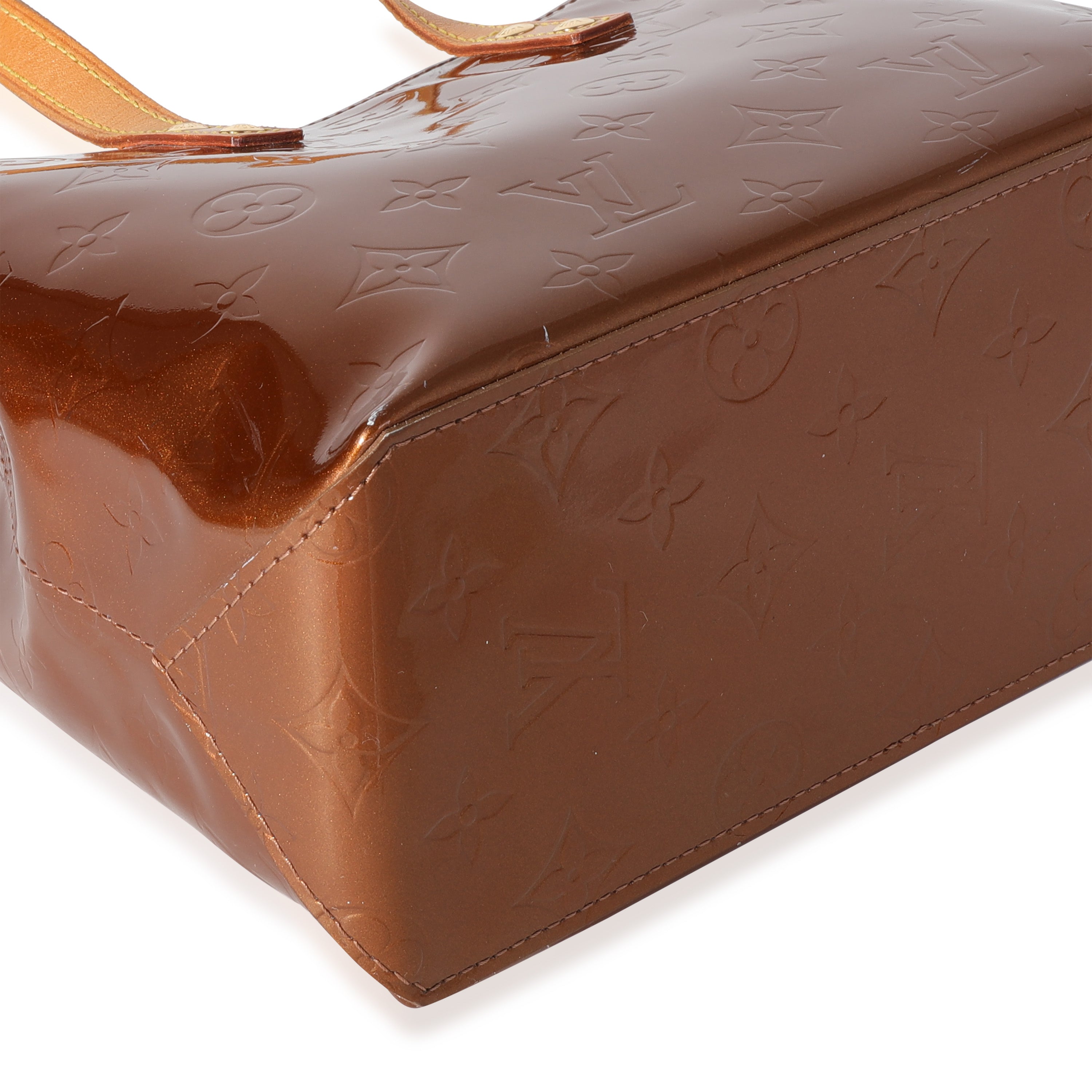 Louis Vuitton Louis Vuitton Bronze Vernis Monogram Reade PM