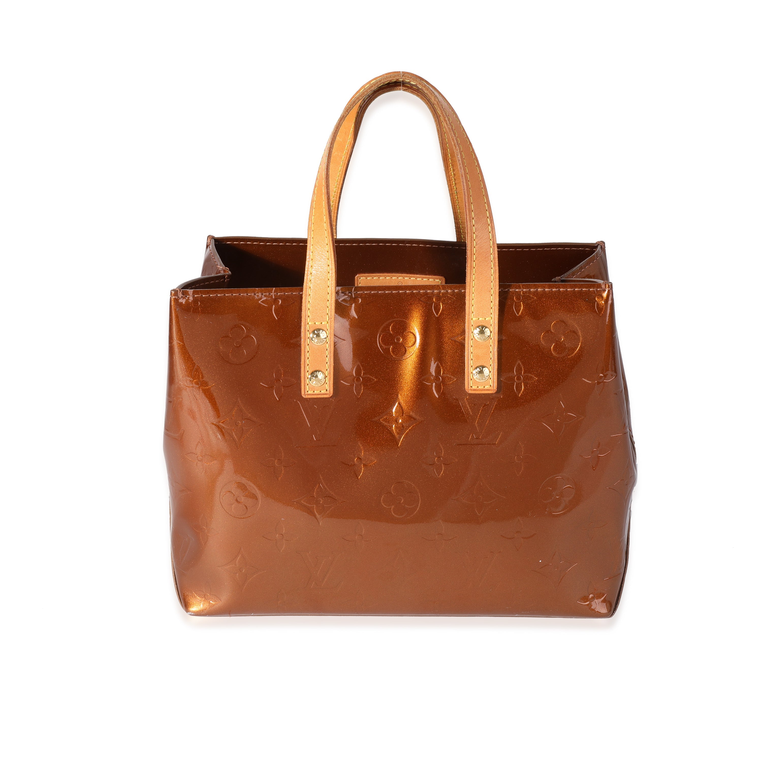 Louis Vuitton Louis Vuitton Bronze Vernis Monogram Reade PM