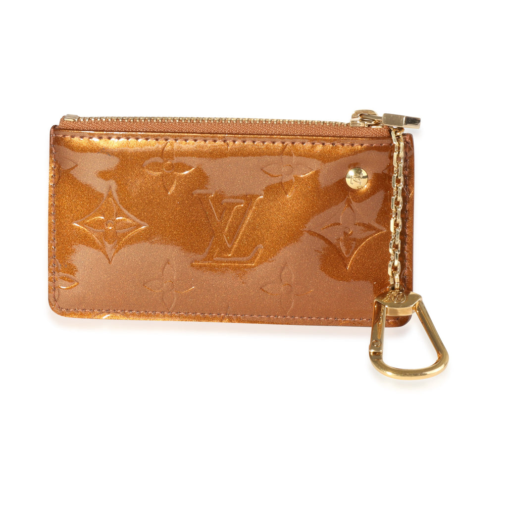 Louis Vuitton Louis Vuitton Bronze Monogram Vernis Key Pouch