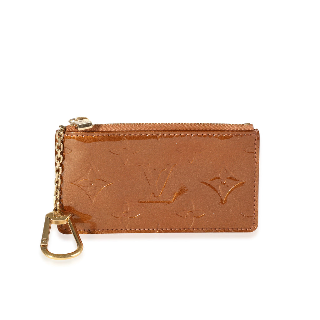 Louis Vuitton Louis Vuitton Bronze Monogram Vernis Key Pouch