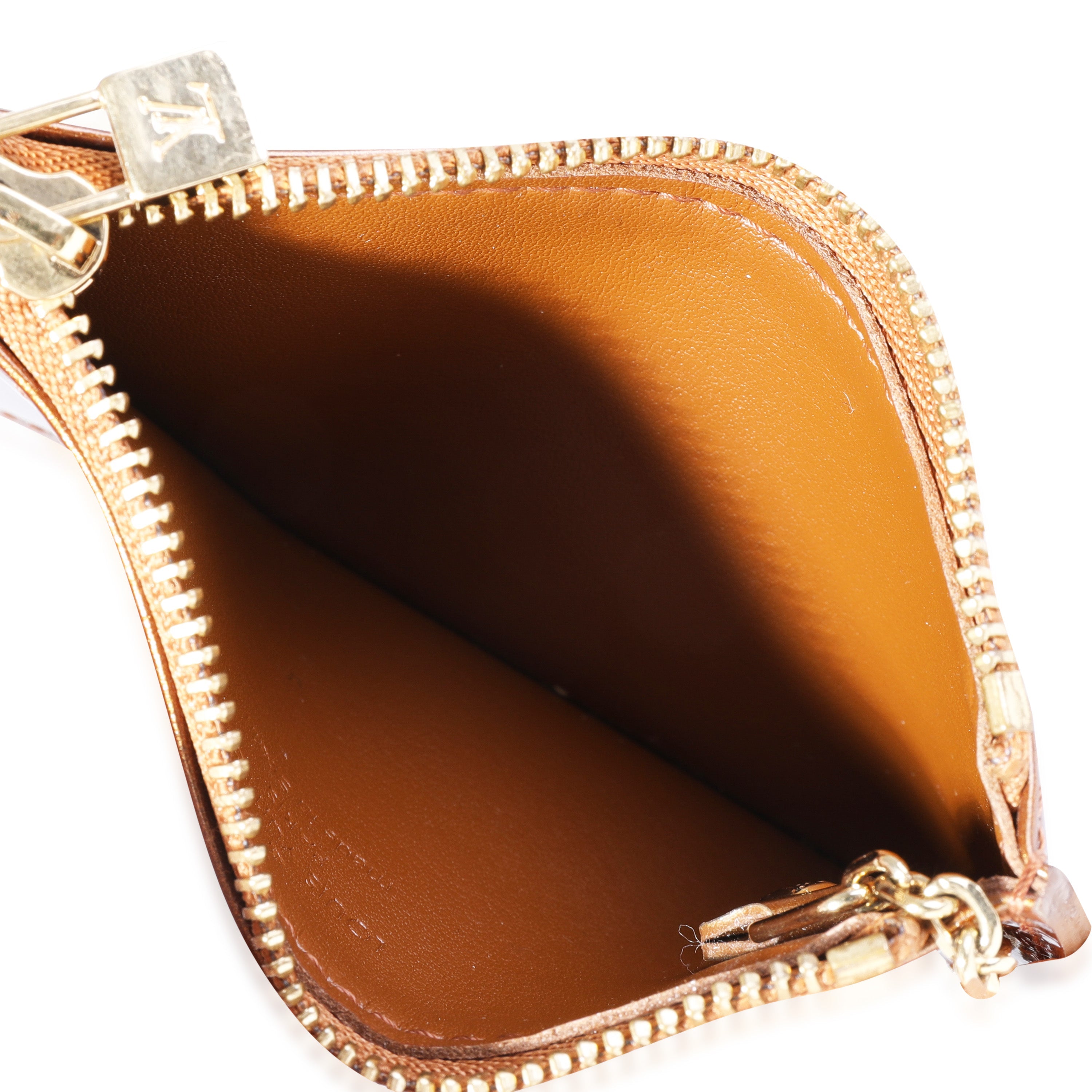 Louis Vuitton Louis Vuitton Bronze Monogram Vernis Key Pouch
