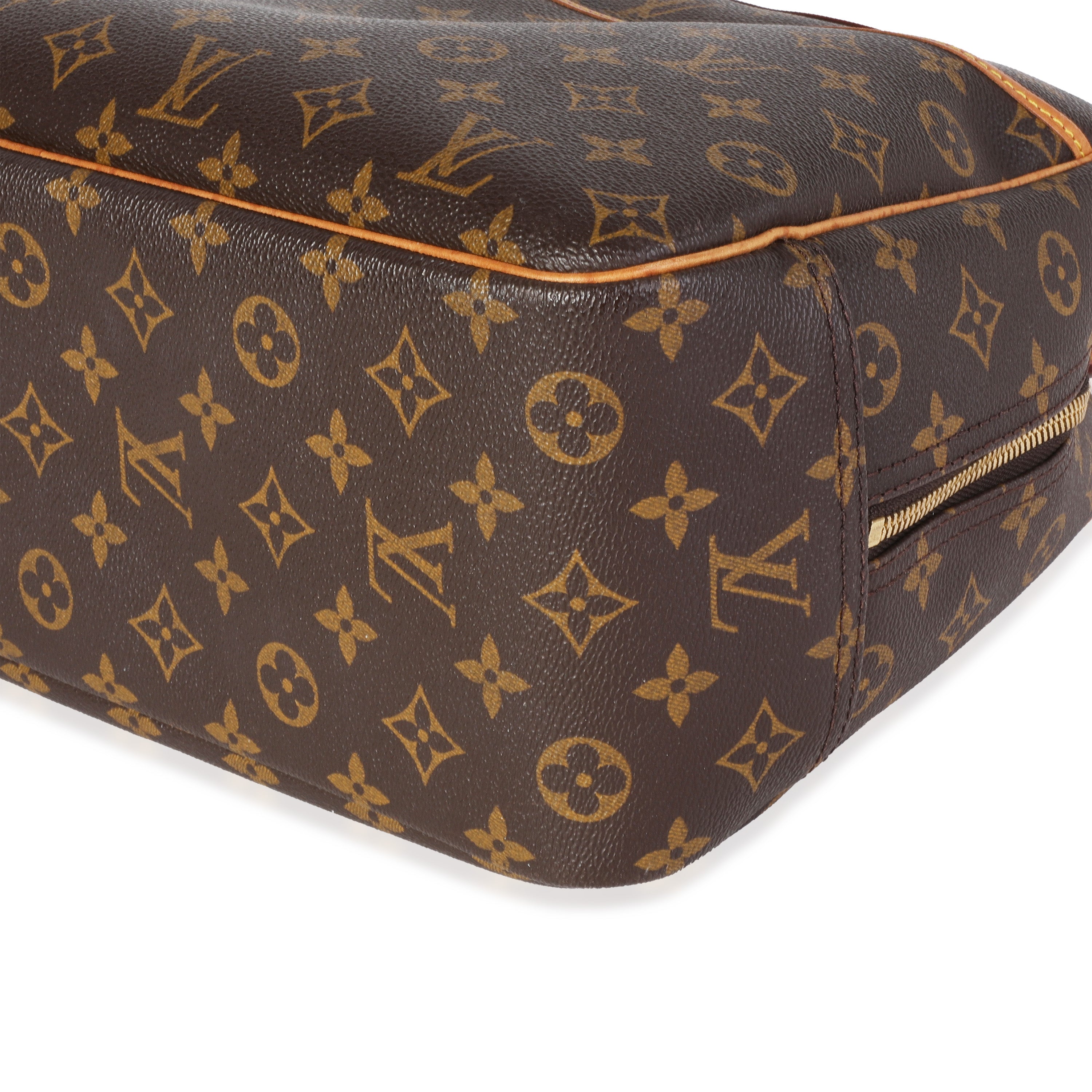 Louis Vuitton Brown Monogram Canvas Deauville Bag