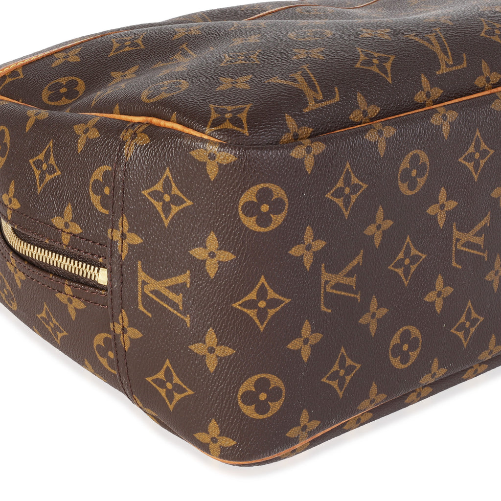 Louis Vuitton Brown Monogram Canvas Deauville Bag