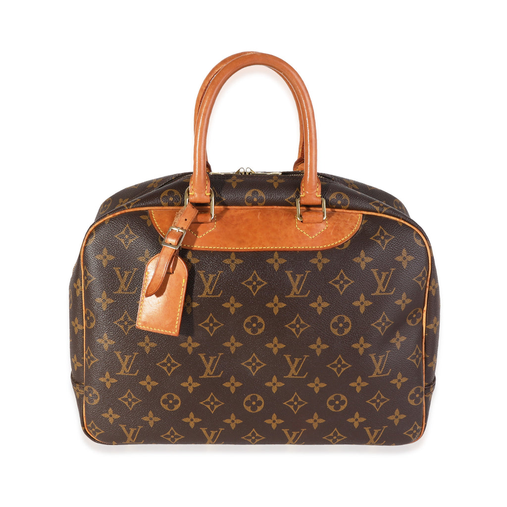 Louis Vuitton Brown Monogram Canvas Deauville Bag