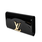 Louis Vuitton Louis Vuitton Noir Vernis Leather Louise Pochette EW Clutch
