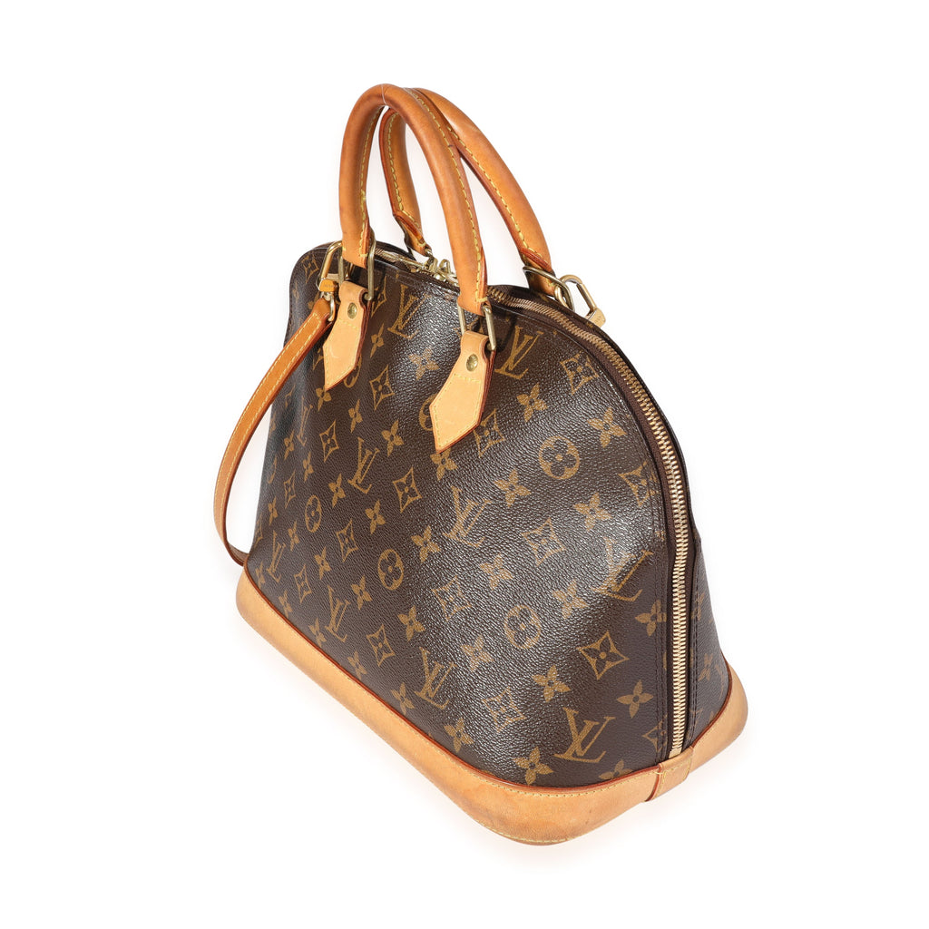 Louis Vuitton Louis Vuitton Brown Canvas Monogram Alma PM