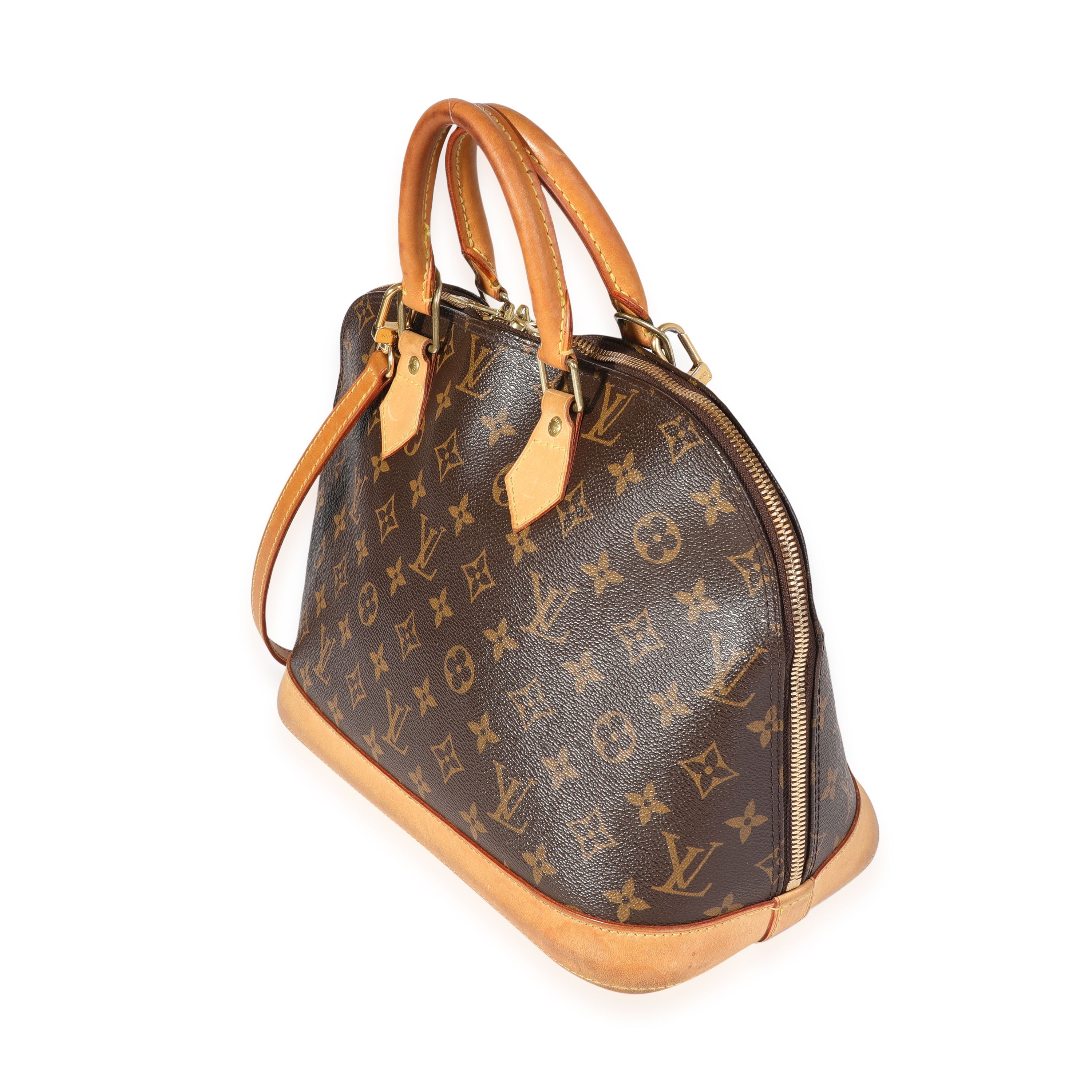 Louis Vuitton Louis Vuitton Brown Canvas Monogram Alma PM