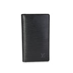 Louis Vuitton Louis Vuitton Black Epi Leather Vertical Wallet