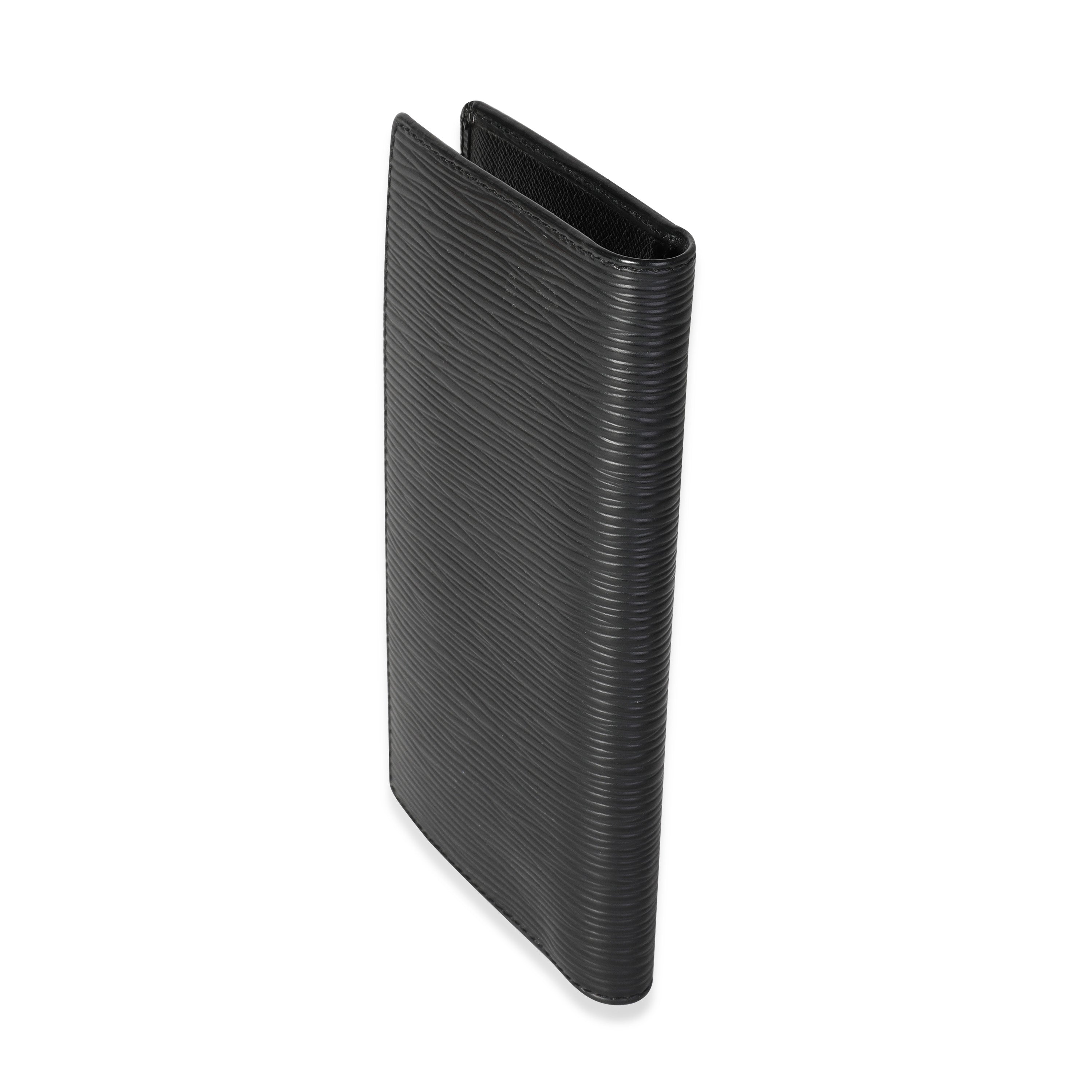 Louis Vuitton Louis Vuitton Black Epi Leather Vertical Wallet