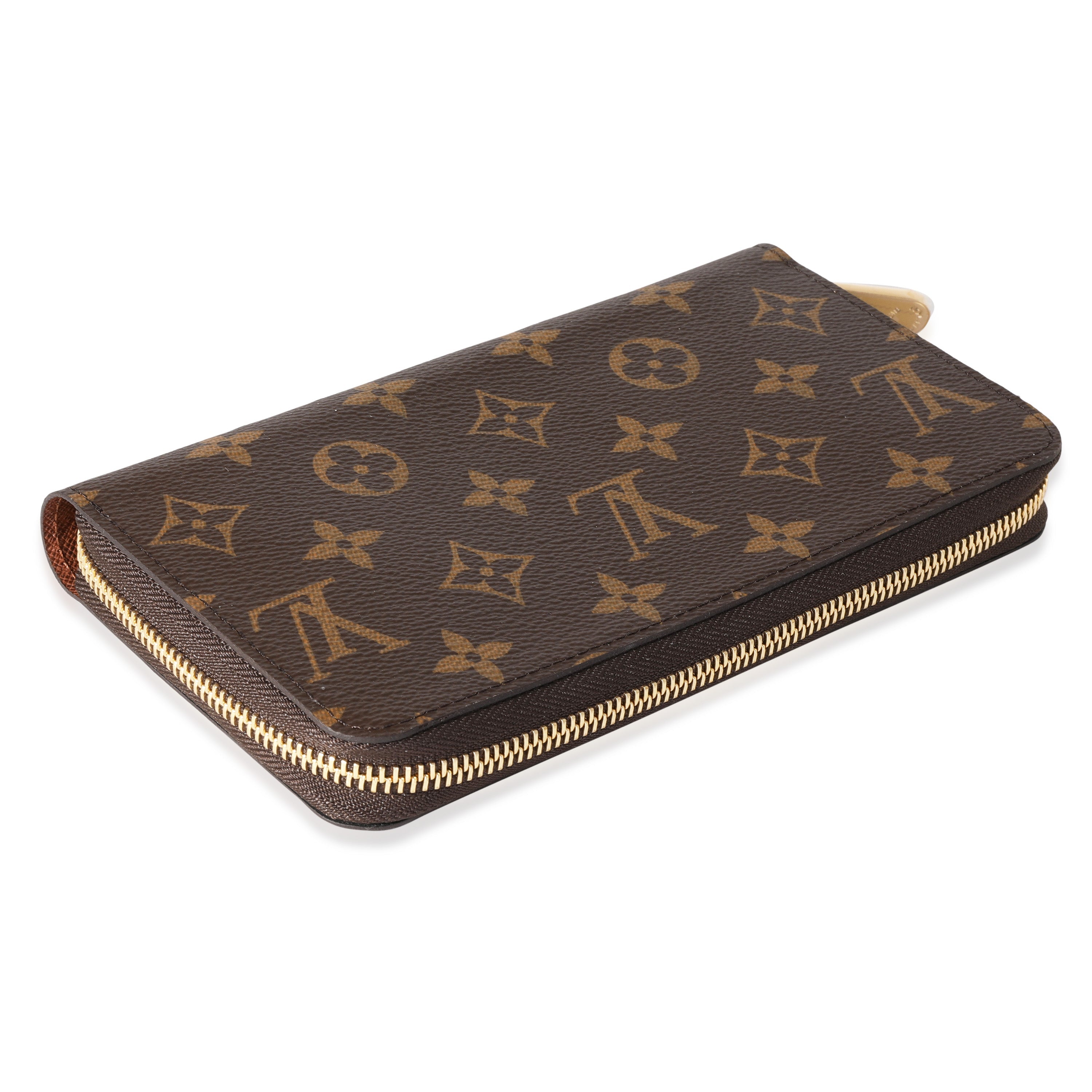 Louis Vuitton Louis Vuitton Brown Monogram Canvas Zippy Wallet