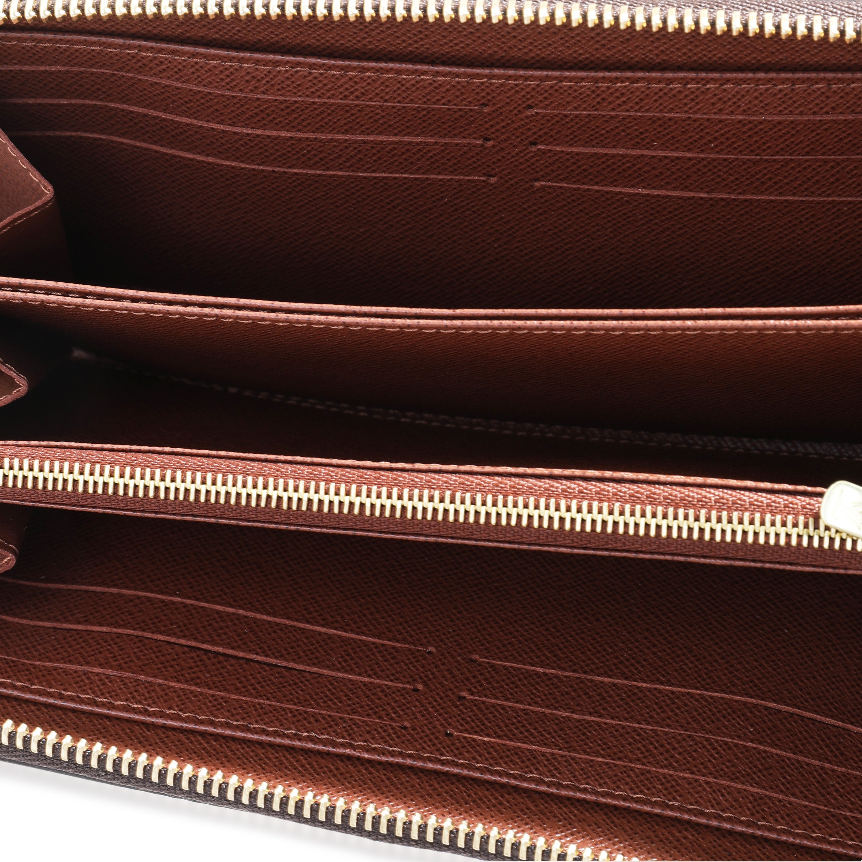 Louis Vuitton Louis Vuitton Brown Monogram Canvas Zippy Wallet