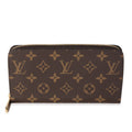 Louis Vuitton Louis Vuitton Brown Monogram Canvas Zippy Wallet