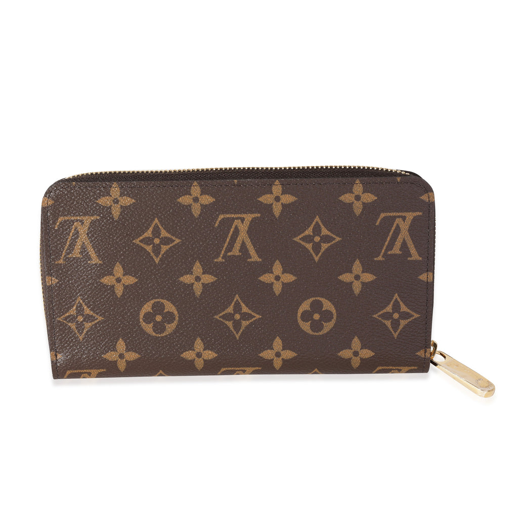 Louis Vuitton Louis Vuitton Brown Monogram Canvas Zippy Wallet