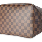 Louis Vuitton Louis Vuitton Safran Yellow Leather & Damier Ebene NéoNoé MM