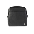 Louis Vuitton Louis Vuitton Black Taiga Leather Alex Messenger BB