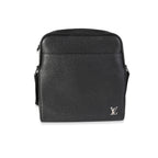 Louis Vuitton Louis Vuitton Black Taiga Leather Alex Messenger BB