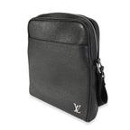 Louis Vuitton Louis Vuitton Black Taiga Leather Alex Messenger BB