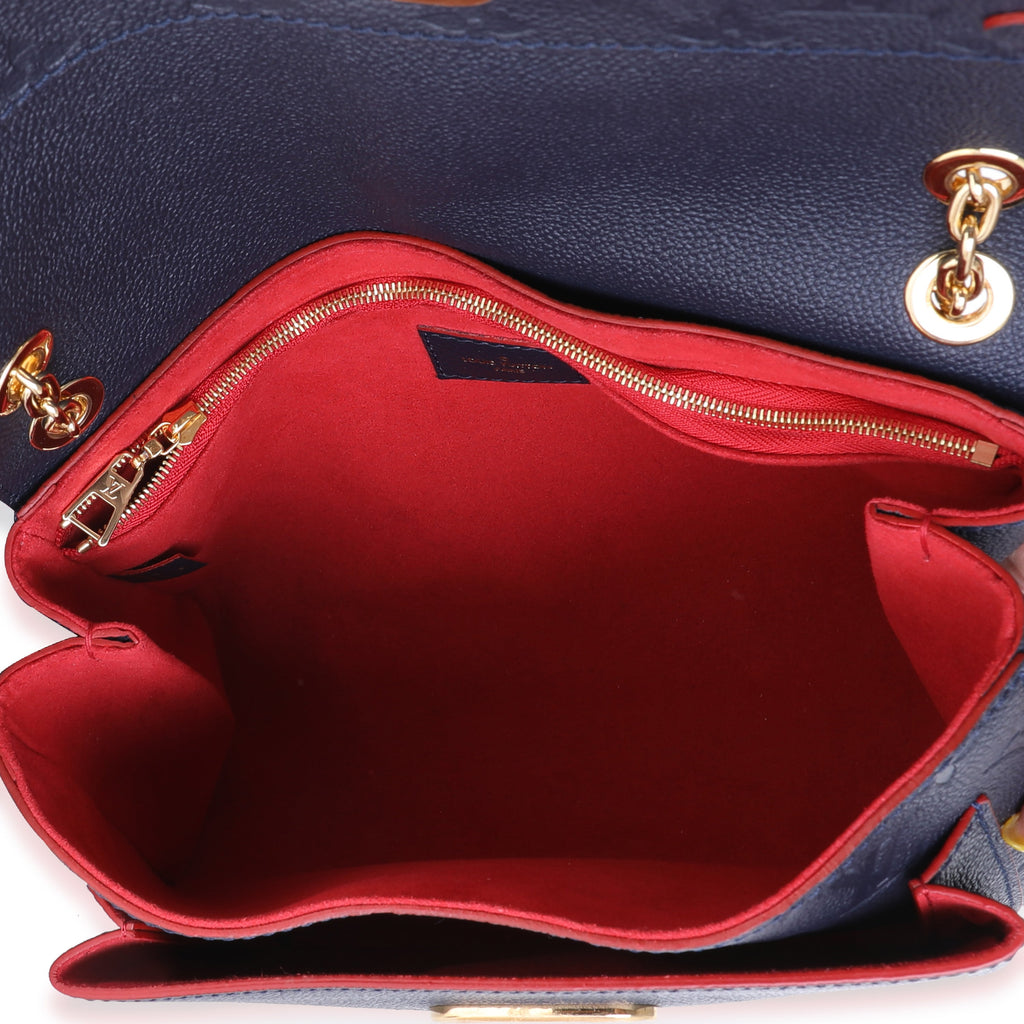 Louis Vuitton Louis Vuitton Marine Rouge Monogram Empreinte Leather Vavin PM